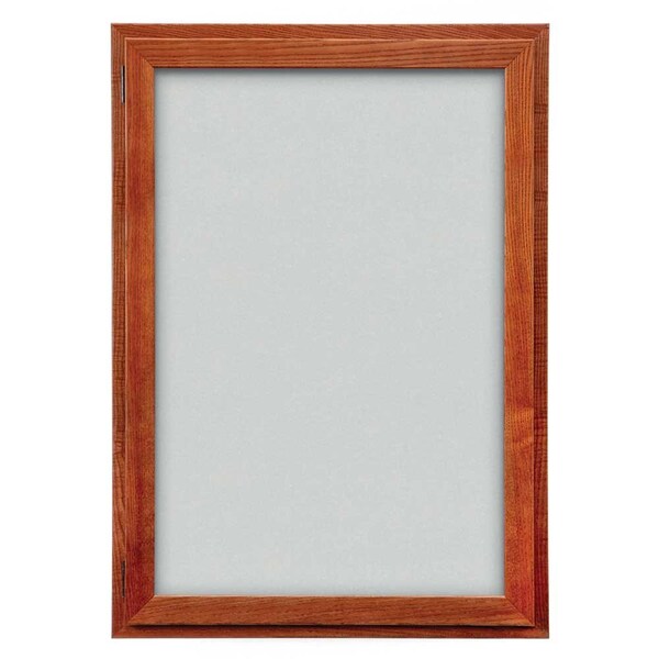 Outdoor Enclosed Combo Board, 72"x36", Black Frame/Green & Buff